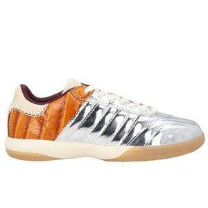 Adidas Originals Edition WALES BONNER Silver & Brown MN Samba Sneakers SZ US 7